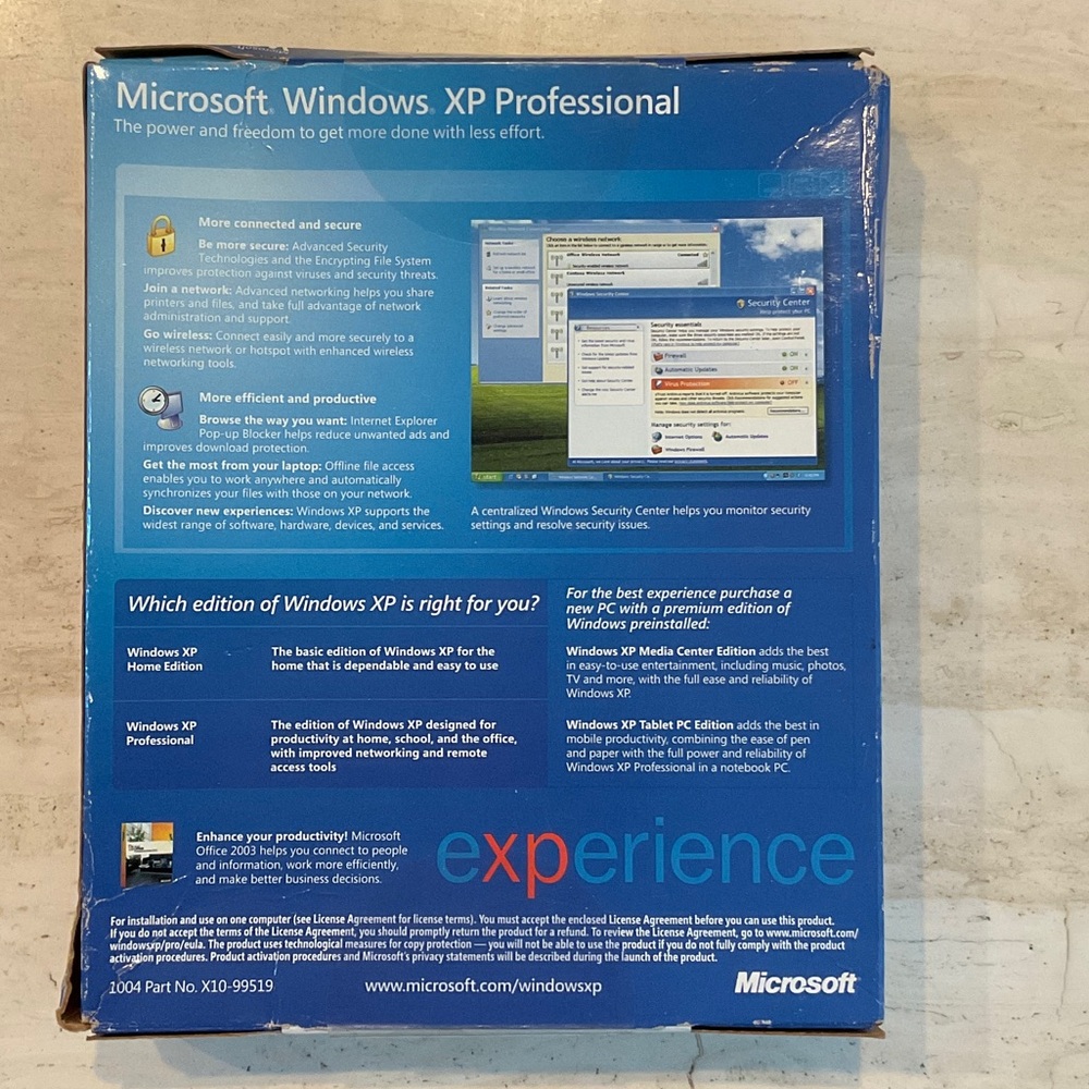 Microsoft Windows XP Professional Version 2002 Upgrade Operating System New - Picture 4 of 15